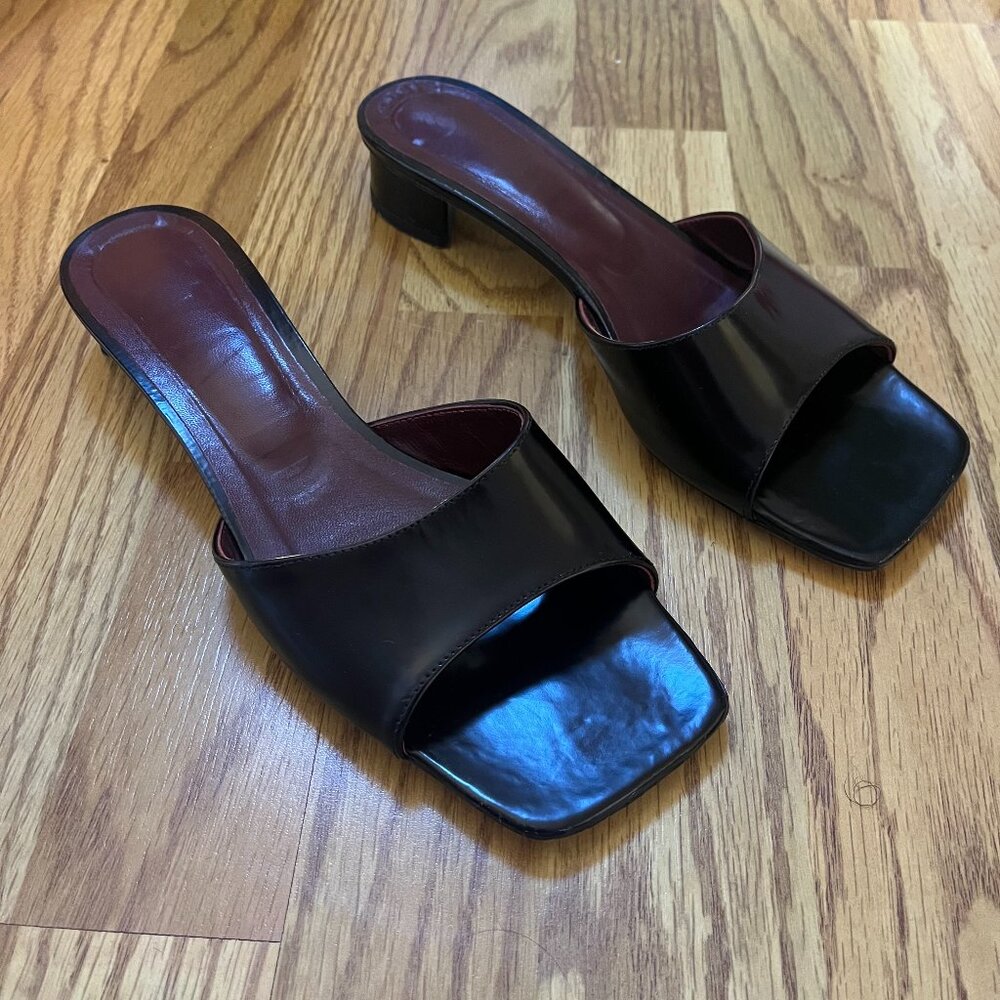 Staud Simone Mules - Black, Size 39